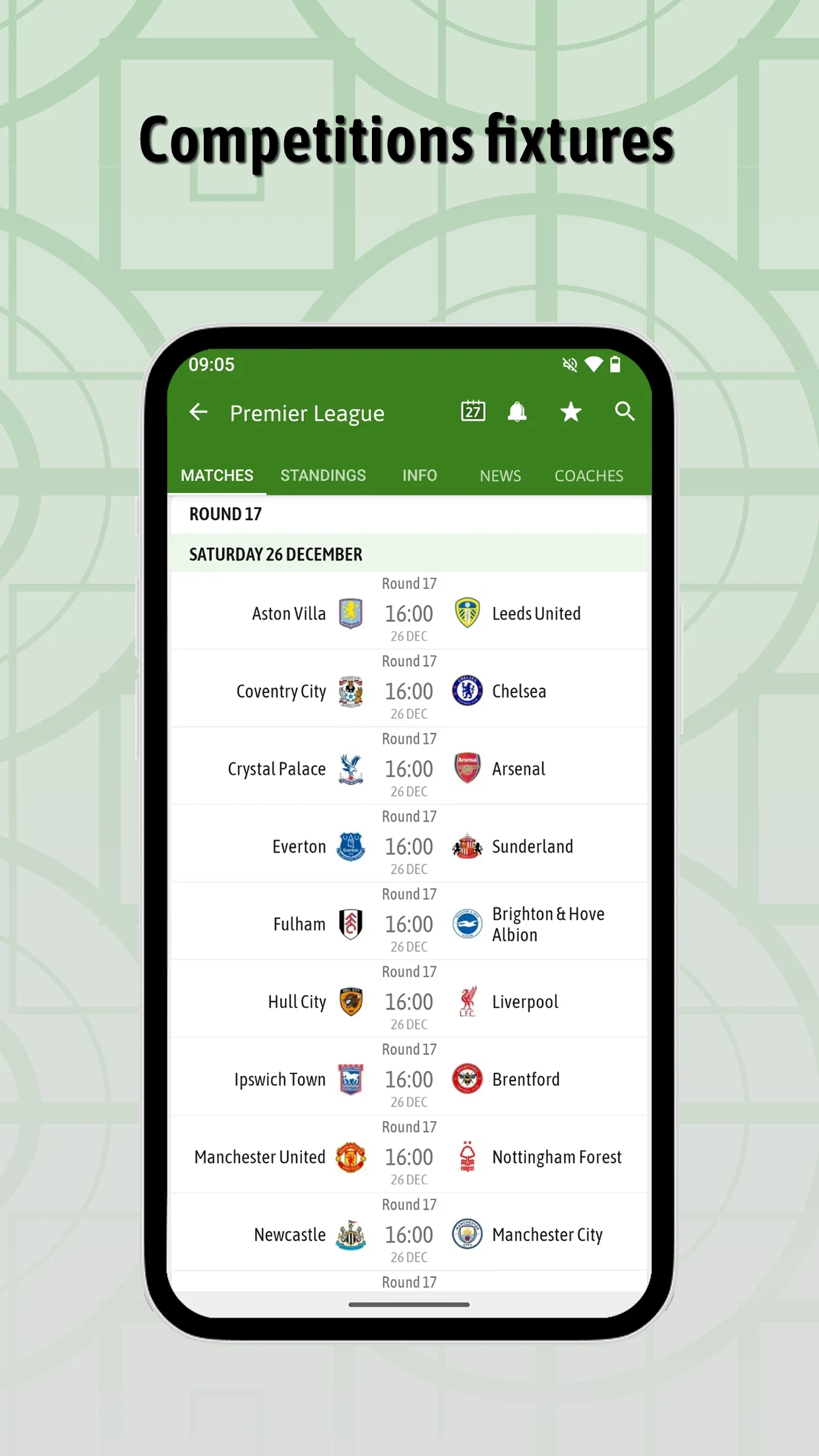 BeSoccer: Soccer Live Score screenshot